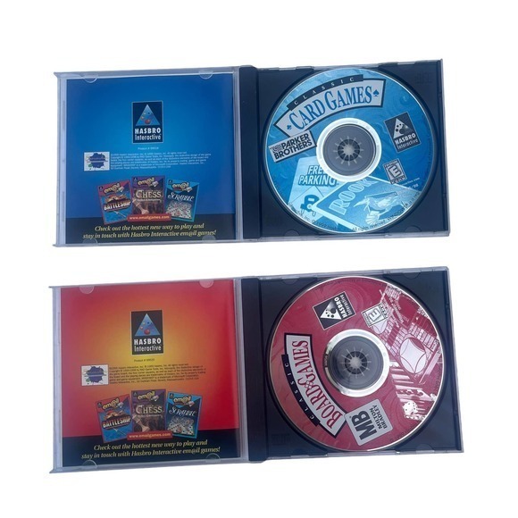 Parker Brothers Card Games & Board Games PC Discs Milton Bradley Board - Picture 2 of 4